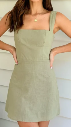 Luvalot Dresses|Mini^Nadalia Mini Dress - Sage