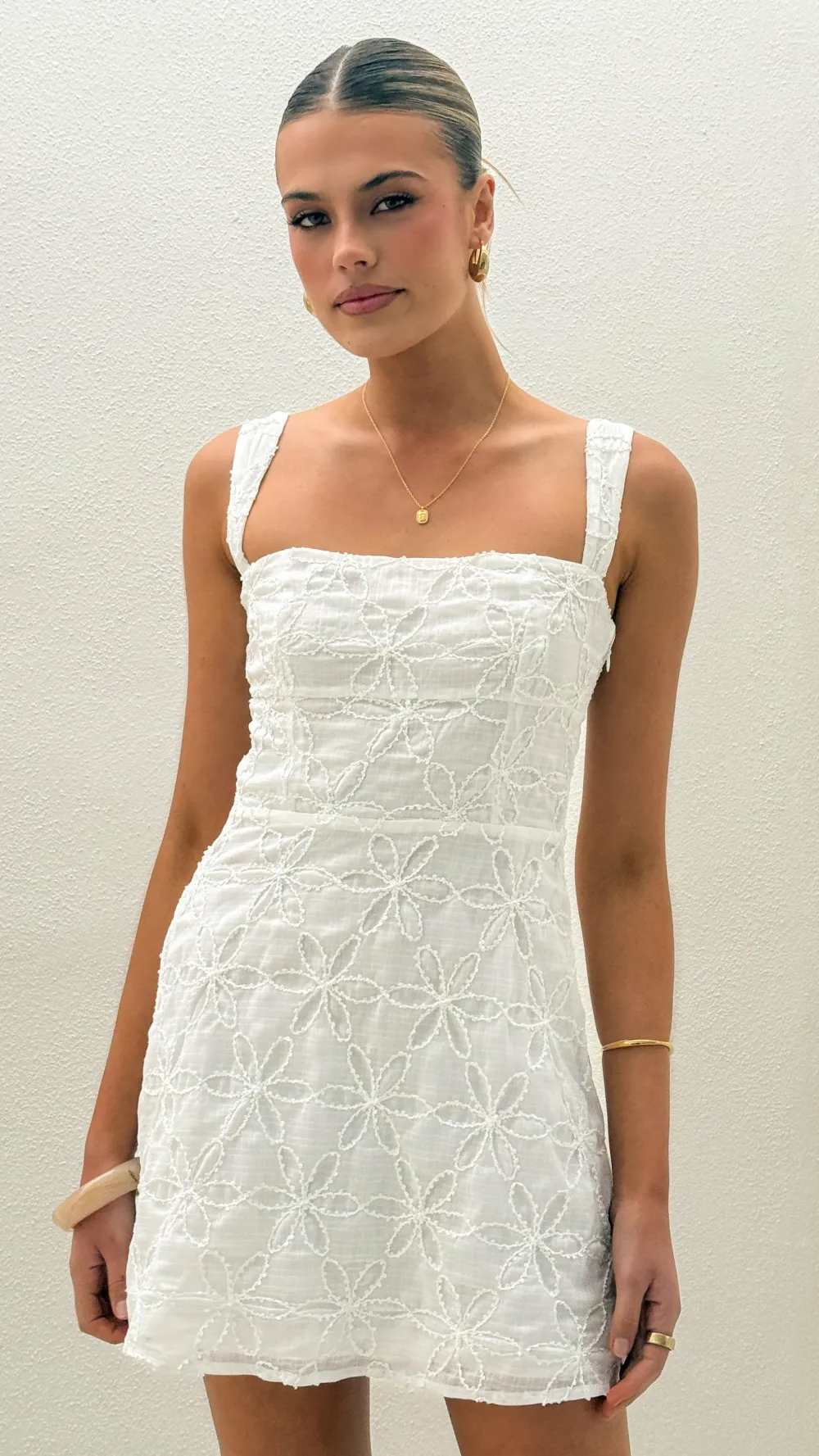 Luvalot Dresses|Mini^Nadalia Mini Dress - White Lace