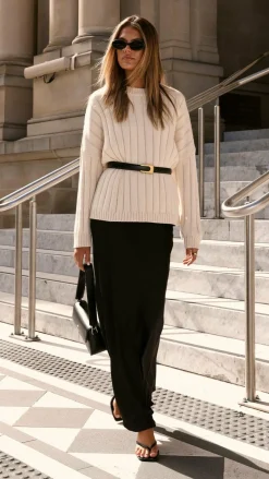 Fashion Allied Knit Tops|Knitwear^Naima Jumper - Cream