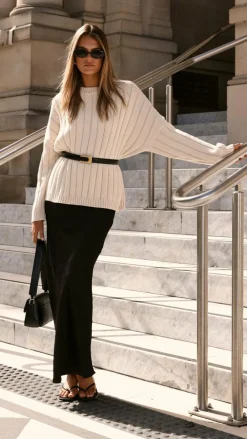 Fashion Allied Knit Tops|Knitwear^Naima Jumper - Cream