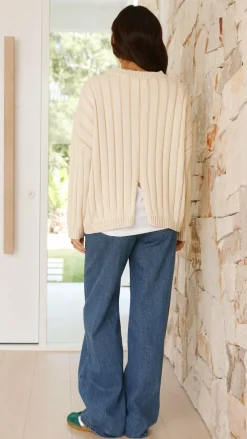 Fashion Allied Knit Tops|Knitwear^Naima Jumper - Cream