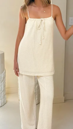 Alive Girl Sets|Bottoms^Naisha Pants - Cream