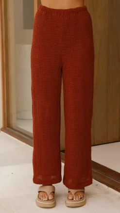 Alive Girl Sets|Bottoms^Naisha Pants - Rust