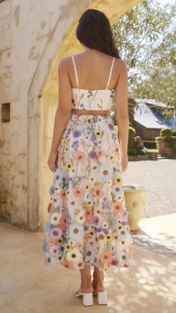 LILYWHYT Sets|Tops^Naja Crop Top - Multi Floral
