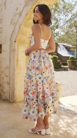 LILYWHYT Sets|Wedding Guest Dresses^Naja Maxi Skirt - Multi Floral