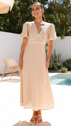 Fashion Allied Sale Dresses^Nakisha Maxi Dress - Beige