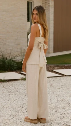 YH AND CO Sets|Bottoms^Nala Pants - Beige