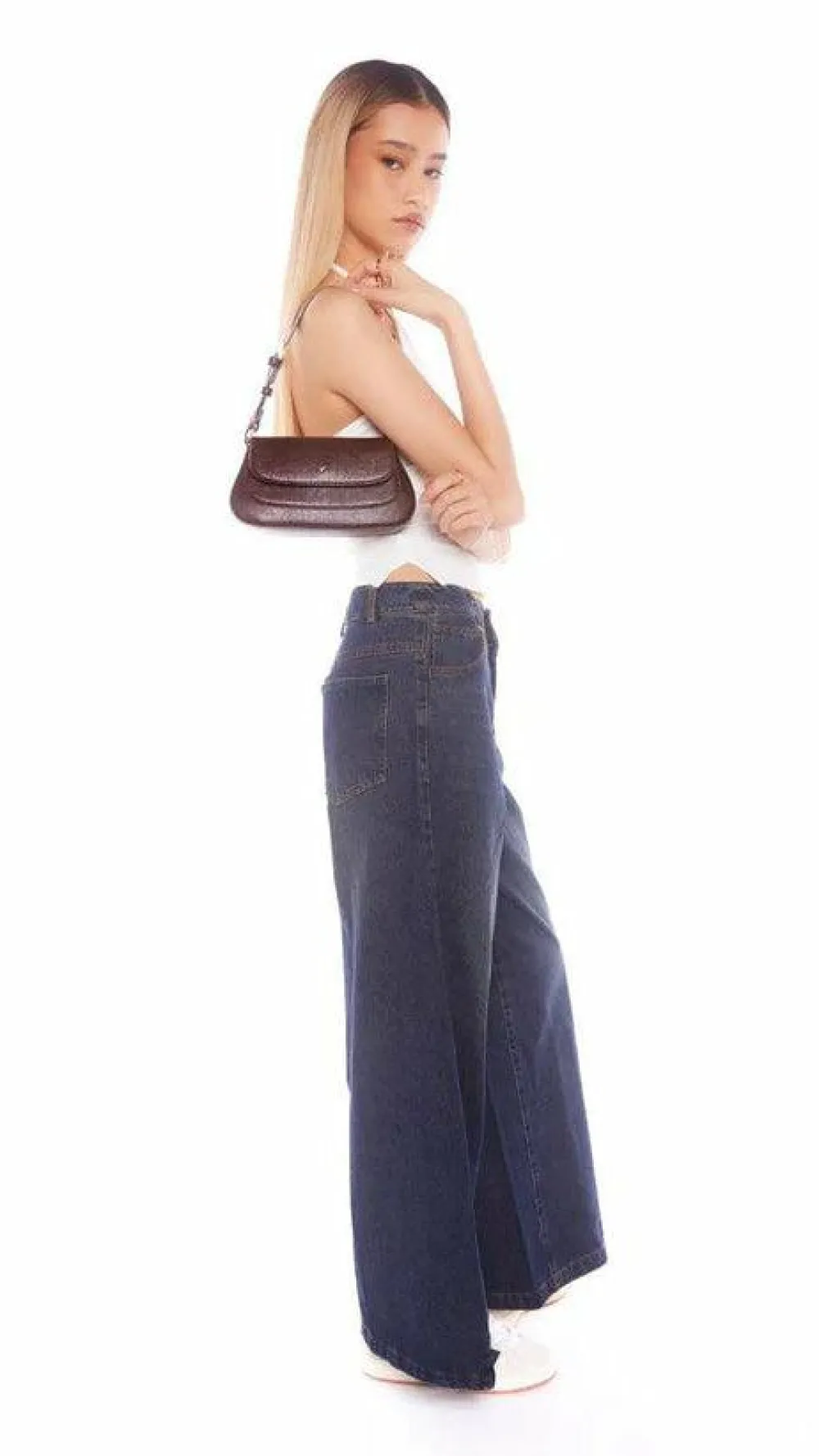 Peta and Jain Bags^Nikki Shoulder Bag - Choc Crinkle
