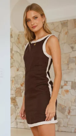 Fashion Allied Sale Dresses^Norah Mini Dress - Chocolate