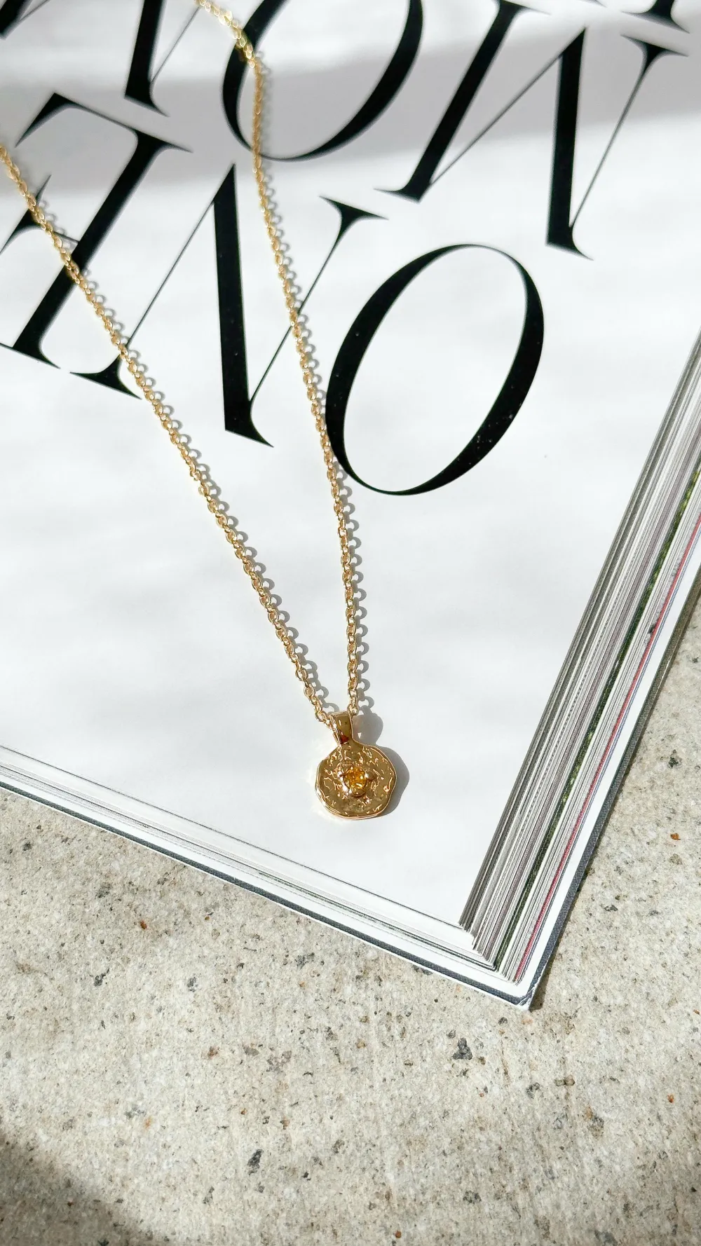 Angel Whisper Necklaces|Polo^November Birthstone Necklace - Citrine