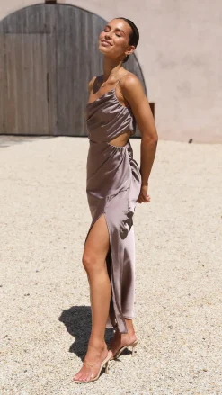 Alive Girl Sale Evening^Nyla Maxi Dress - Mushroom