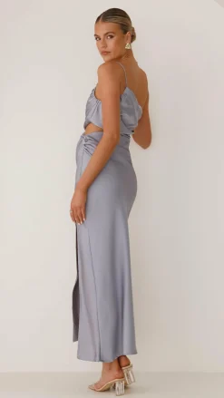 Alive Girl Sale Evening|Sale Dresses^Nyla Maxi Dress - Steel Blue