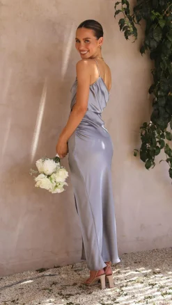 Alive Girl Sale Evening|Sale Dresses^Nyla Maxi Dress - Steel Blue