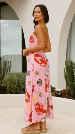 Fashion Allied Dresses|Maxi^Oceania Maxi Dress - Shell Lover Print