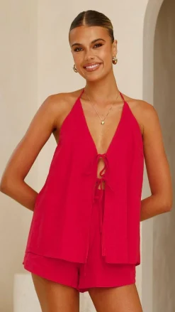 Prem Group Sets^Octavia Shorts - Red