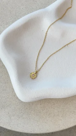 Angel Whisper Necklaces|Bridesmaid^October Birthstone Necklace - Rose Quartz