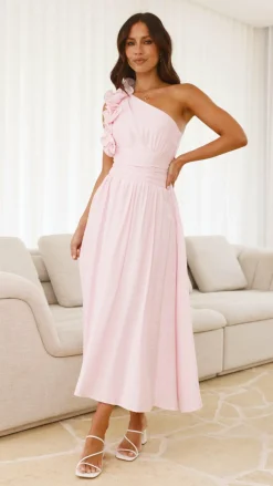 LILYWHYT Dresses|Midi^Okalani Midi Dress - Pink