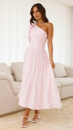 LILYWHYT Dresses|Midi^Okalani Midi Dress - Pink