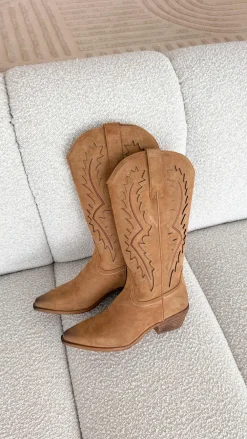 Billini Billini^Olea Boots - Tan Suede