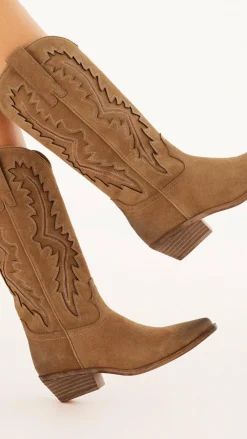 Billini Billini^Olea Boots - Tan Suede