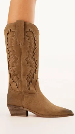 Billini Billini^Olea Boots - Tan Suede