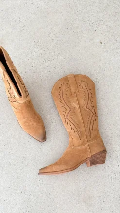 Billini Billini^Olea Boots - Tan Suede
