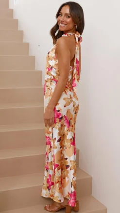 LILYWHYT Dresses|Maxi^Oralia Maxi Dress - Pink Floral