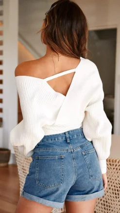 Desire The Denim Edit|Bottoms^Orlando Shorts - Blue Denim