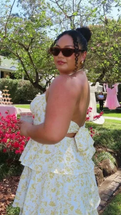 LILYWHYT Sale Dresses^Page Maxi Dress - Yellow Floral