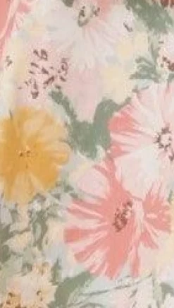LILYWHYT Sale Dresses^Page Mini Dress - Blush / Yellow Floral