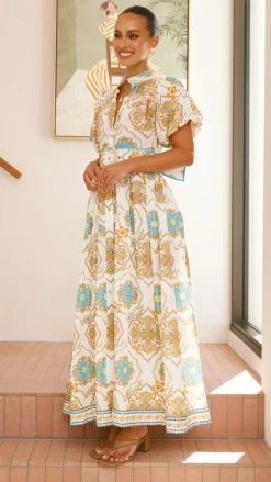 Bubblegum Dresses|Maxi^Parson Maxi Dress - Supernova Print