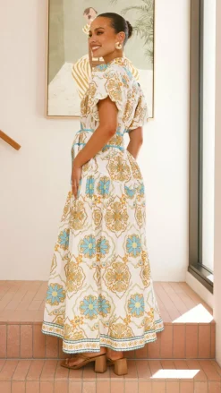 Bubblegum Dresses|Maxi^Parson Maxi Dress - Supernova Print