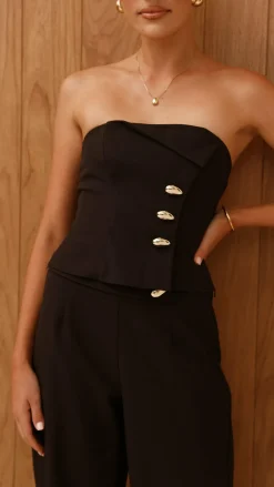 SASHA (BNE) Sets|Bottoms^Payton Pants - Black