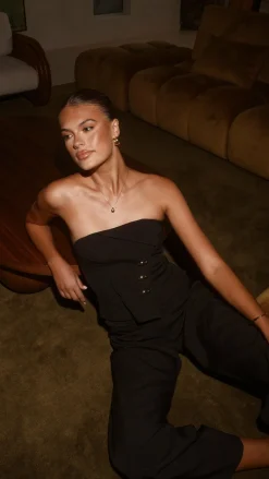 SASHA (BNE) Sets|Tops^Payton Strapless Top - Black