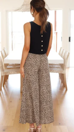 Desire Tops^Persephone Crop Top - Black