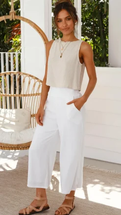 Desire Tops^Persephone Crop Top - Natural