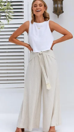 Desire Tops^Persephone Crop Top - White