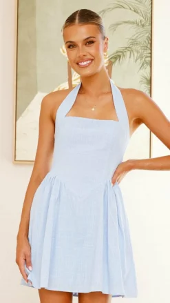 Pink Diamond Dresses|Mini^Peyton Mini Dress - Blue