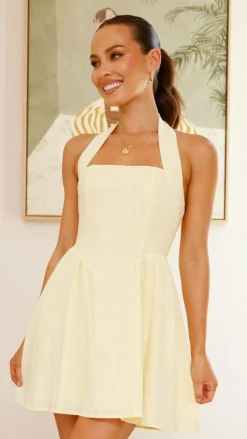 Pink Diamond Dresses|Mini^Peyton Mini Dress - Yellow