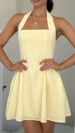 Pink Diamond Dresses|Mini^Peyton Mini Dress - Yellow