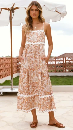 Miracle Fashion Sale Dresses^Prague Maxi Dress - Natural Paisley