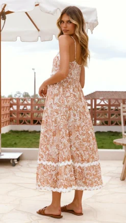 Miracle Fashion Sale Dresses^Prague Maxi Dress - Natural Paisley