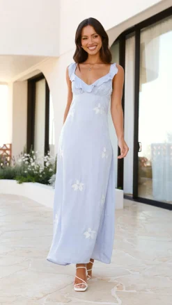 LILYWHYT Sale Dresses^Raeanne Maxi Dress - Blue