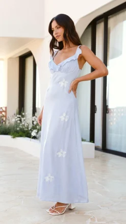 LILYWHYT Sale Dresses^Raeanne Maxi Dress - Blue