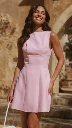 SASHA (BNE) Dresses|Mini^Rafiki Mini Dress - Baby Pink
