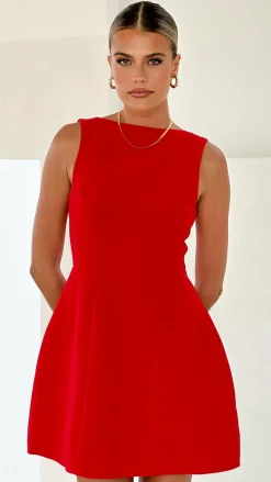 SASHA (BNE) Dresses|Wedding Guest Dresses^Rafiki Mini Dress - Red