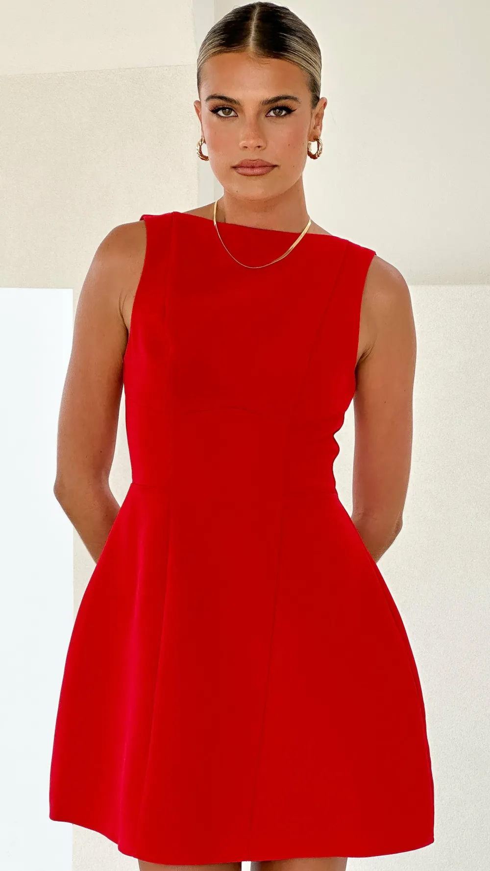 SASHA (BNE) Dresses|Wedding Guest Dresses^Rafiki Mini Dress - Red