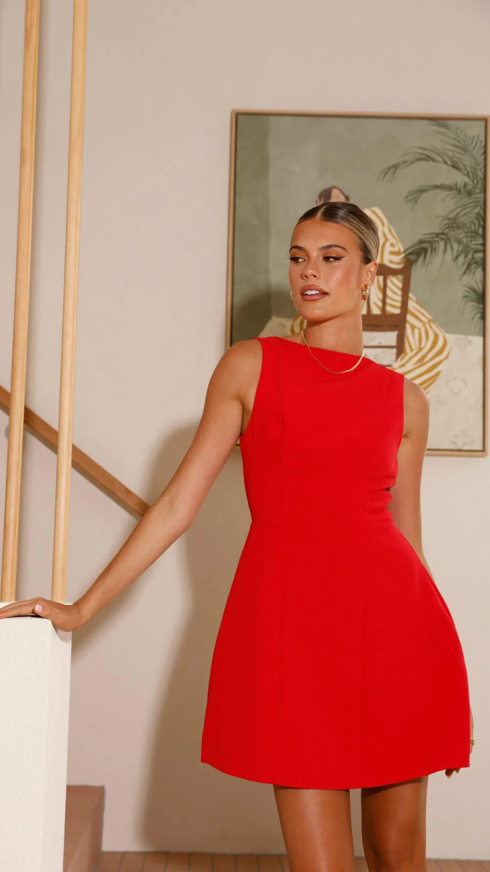 SASHA (BNE) Dresses|Wedding Guest Dresses^Rafiki Mini Dress - Red