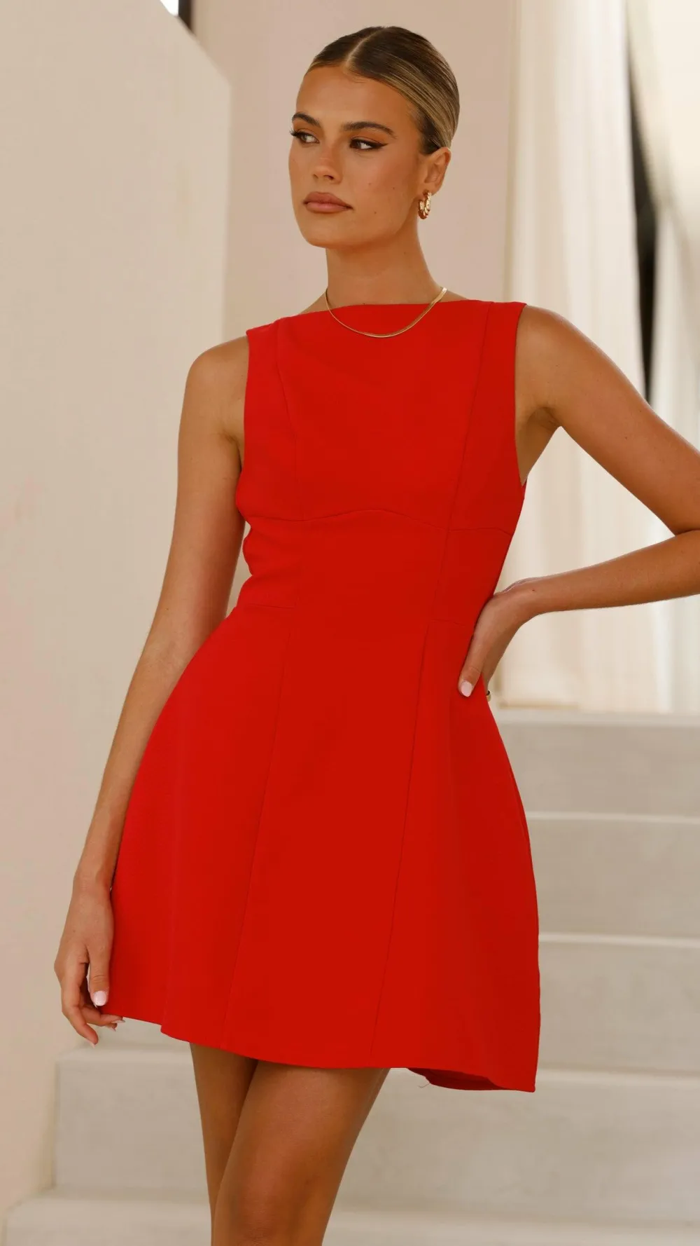 SASHA (BNE) Dresses|Wedding Guest Dresses^Rafiki Mini Dress - Red