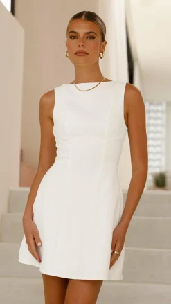 SASHA (BNE) Hen'S Collection|Dresses^Rafiki Mini Dress - White